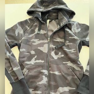 Athleta Brand Camo Full Zip Hoodie